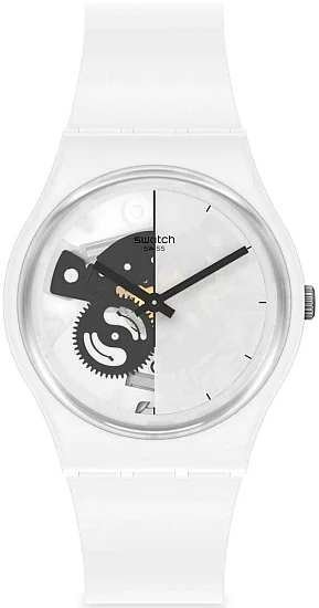 Swatch Gent Live Time White Bioceramic SO31W101