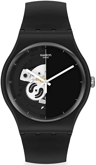 Swatch New Gent Bioceramic Live Time Black SO32B107