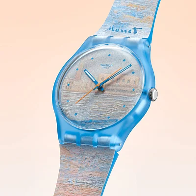 Swatch New Gent Art Biosourced x GUGGENHEIM MONET