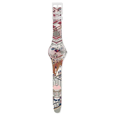Swatch x Art Peace Hotel New Gent BUND-ASTIC by FENG BIN SUOZ371
