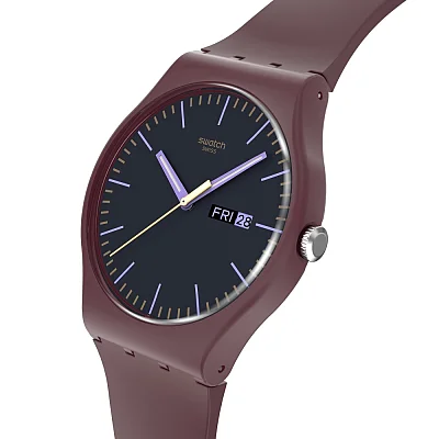Swatch New Gent BURGUNDY BERRY SO29R707