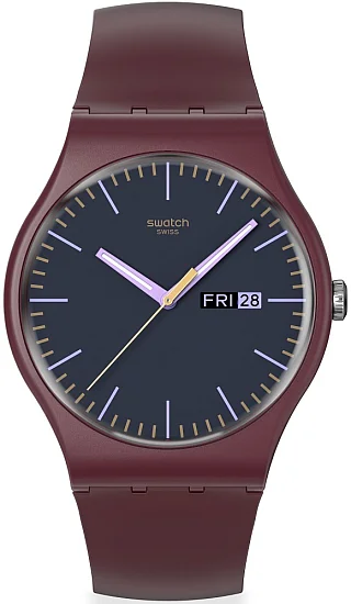 Swatch New Gent BURGUNDY BERRY SO29R707