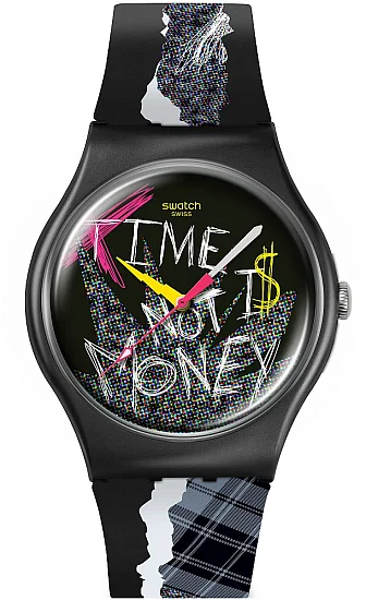 Swatch Pay New Gent Bioceramic NO RULES BLANK CHECK SO32B122-5300