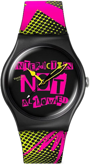 Swatch New Gent Bioceramic NO RULES DISTORT MODE SO32B121