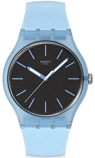 Swatch New Gent Biosourced BLUE MOVES SO29L101