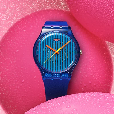 Swatch New Gent Biosourced BRILLIANTLY BLUE SO29S102