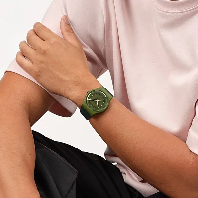 Swatch New Gent Biosourced TAKE YOUR TIME, ENJOY THE MOME SO29G113