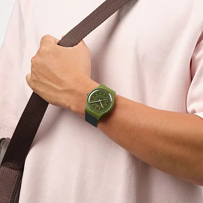 Swatch New Gent Biosourced TAKE YOUR TIME, ENJOY THE MOME SO29G113
