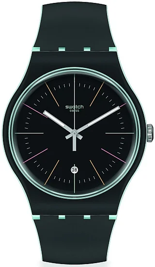 Swatch New Gent Black Layered SUOS402