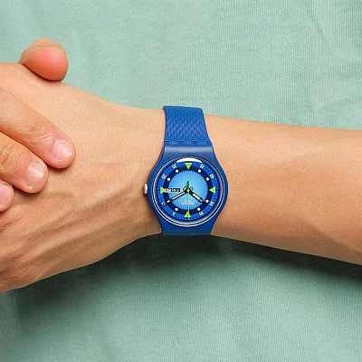 Swatch New Gent Blue Blend SO29N701