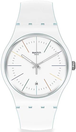 Swatch New Gent White Layered SUOS404