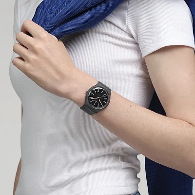 Swatch New Gent COBBLESTONE STREET SO29A101