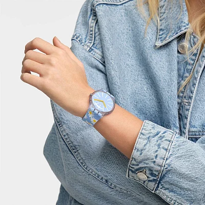 Swatch New Gent Dazed By Daisies SO29S100