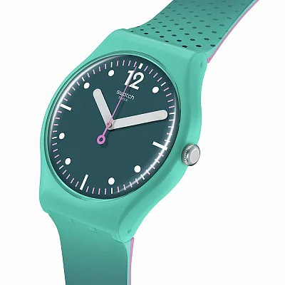 Swatch New Gent GREEN BACKSIDE WAVE OLYMPIC GAMES PARIS 2024 SO29G108X