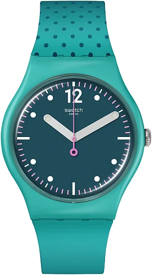 Swatch New Gent GREEN BACKSIDE WAVE OLYMPIC GAMES PARIS 2024 SO29G108X