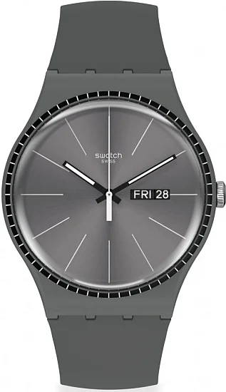 Swatch New Gent Grey Rails SUOM709