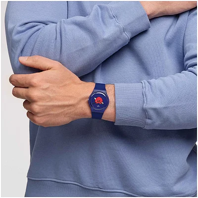 Swatch New Gent HEART IN BLUE BY SWATCH SO29Z701