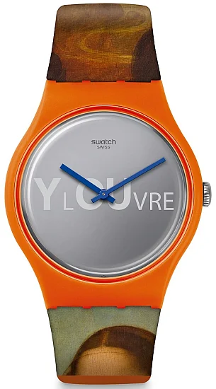 Swatch New Gent Lisa Masquee Louvre Collection SUOZ318