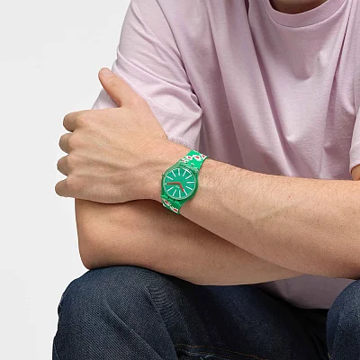 Swatch New Gent Meadow Flowers SO29G104