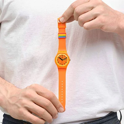 Swatch New Gent PROUDLY ORANGE SO29O700