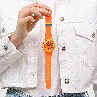 Swatch New Gent PROUDLY ORANGE SO29O700