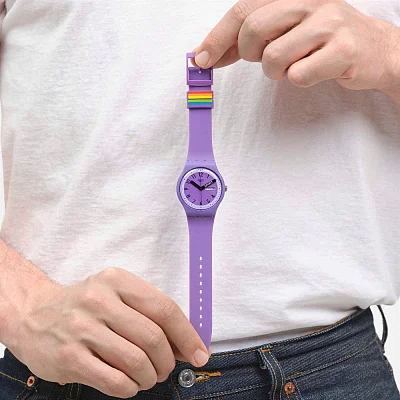 Swatch New Gent PROUDLY VIOLET SO29V700
