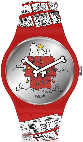 Swatch New Gent Peanuts Chomp! SO29Z109