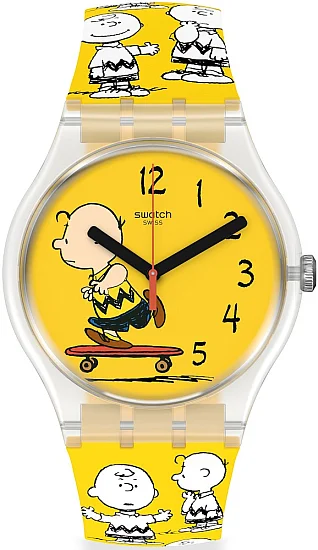 Swatch New Gent Peanuts Pow Wow SO29Z101