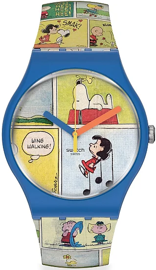 Swatch New Gent Peanuts Smak! SO29Z108