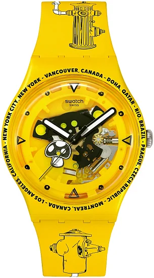 Swatch New Gent TIME WITH ANDY ANDERSON PROTEAM ATHLETES COLLECTION SO29J101