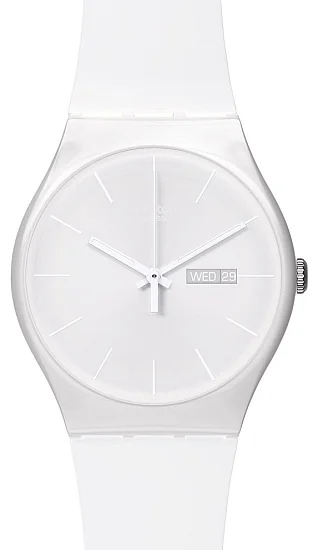Swatch New Gent White Rebel SUOW701