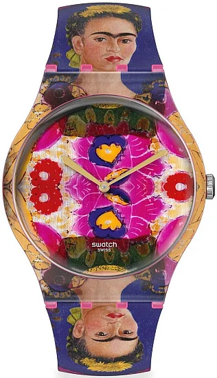 Swatch Art New Gent X Centre Pompidou The Frame by Frida Kahlo SUOZ341