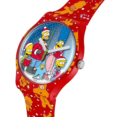 Swatch New Gent X The Simpsons Jolly Jingle Jamboree SUOZ361