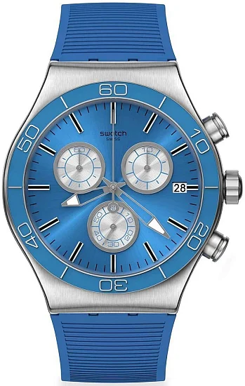Swatch New Irony Chrono BLUE IS ALL YVS485