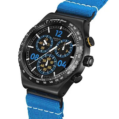Swatch New Irony Chrono MOMENTS IN BLUE YVB100