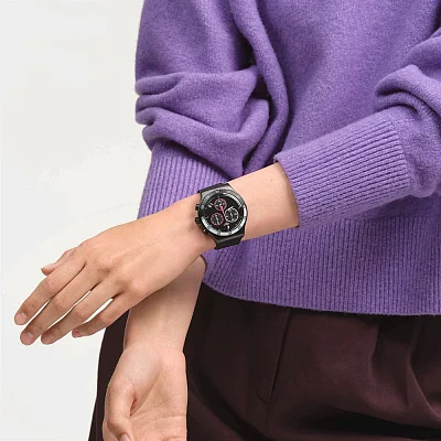 Swatch New Irony Chrono MAGENTA AT NIGHT YVB413