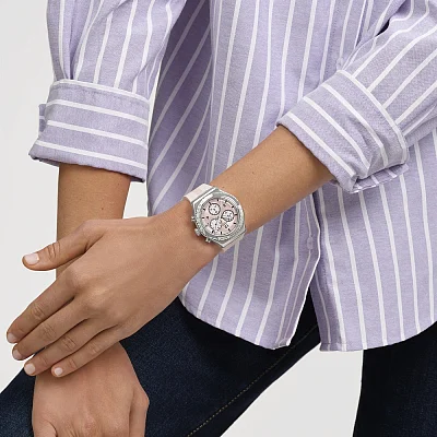 Swatch New Irony POPPINGLY PINK YVS532