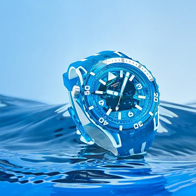 Swatch Scubaqua BLUE FIRE SSCU09S100