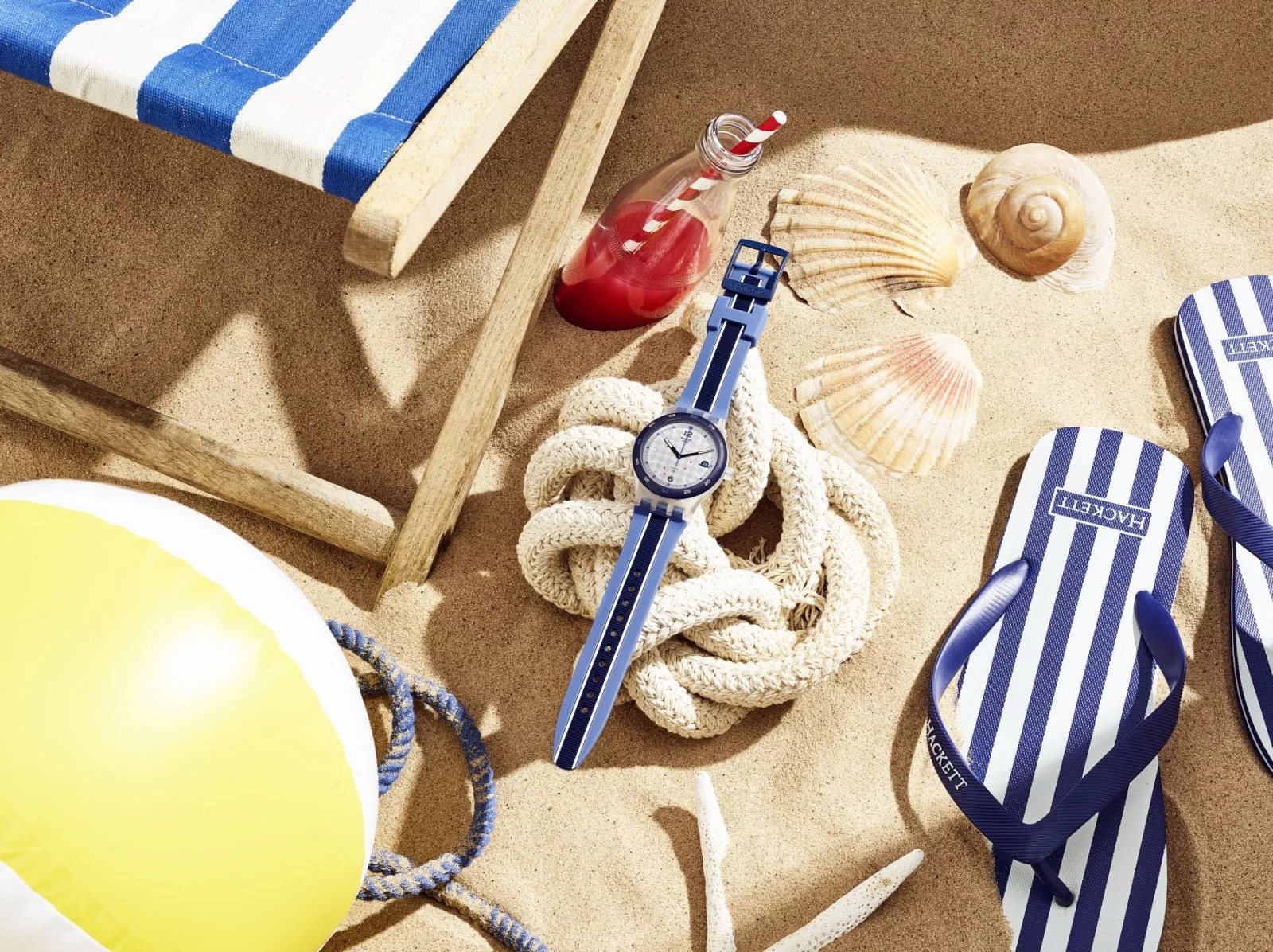 ✓ Swatch SUTZ405S ⌚ Sistem51 Thames X Hackett Limited Edition 
