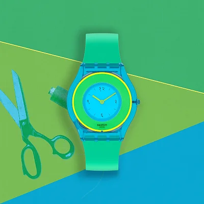 Swatch Skin Classic Biosourced Hara Green 01 SS08Z100
