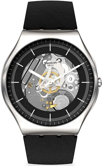 Swatch Skin Irony 42 Black Skeleton SS07S115