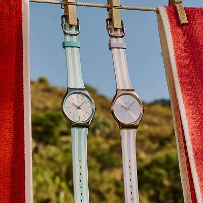 Swatch Skin Irony BEACH HOUR SYXS160