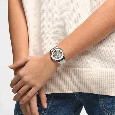 Swatch Skin Irony Lacquered Pure White Irony Skeleton SYXS138