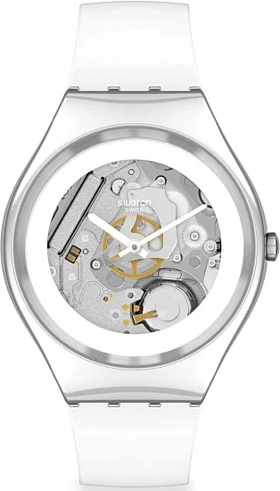 Swatch Skin Irony Lacquered Pure White Irony Skeleton SYXS138