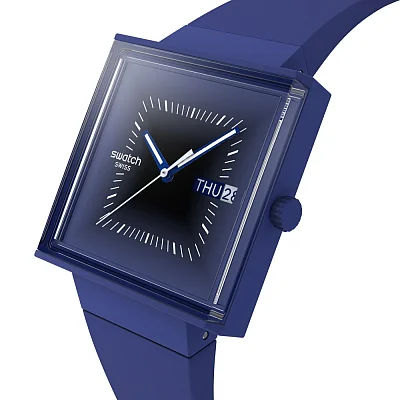 Swatch Square SQUARELY BLACKLIGHT SO34N700