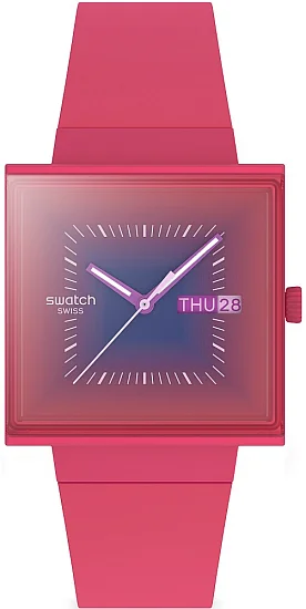 Swatch Square SQUARELY BERRY SO34R700