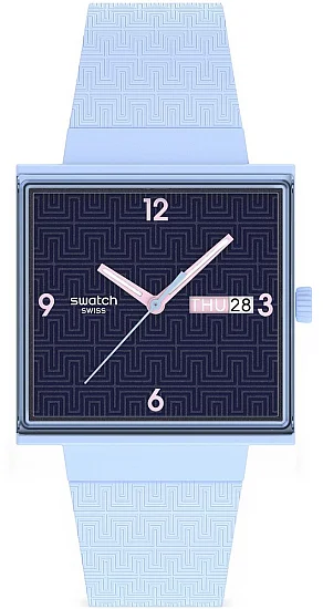 Swatch Square Bioceramic BRIGHT ANGLE SO34L701