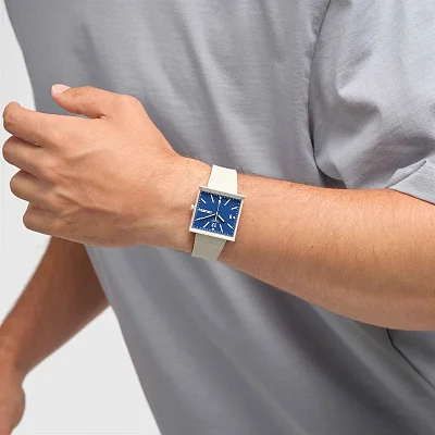 Swatch Square Bioceramic WHAT IF BEIGE SO34T700