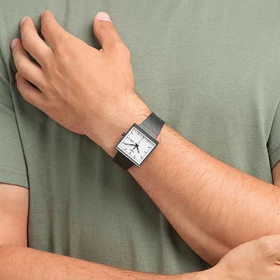 Swatch Square Bioceramic WHAT IF BLACK SO34B700