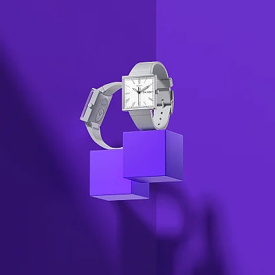 Swatch Square Bioceramic WHAT IF GRAY SO34M700